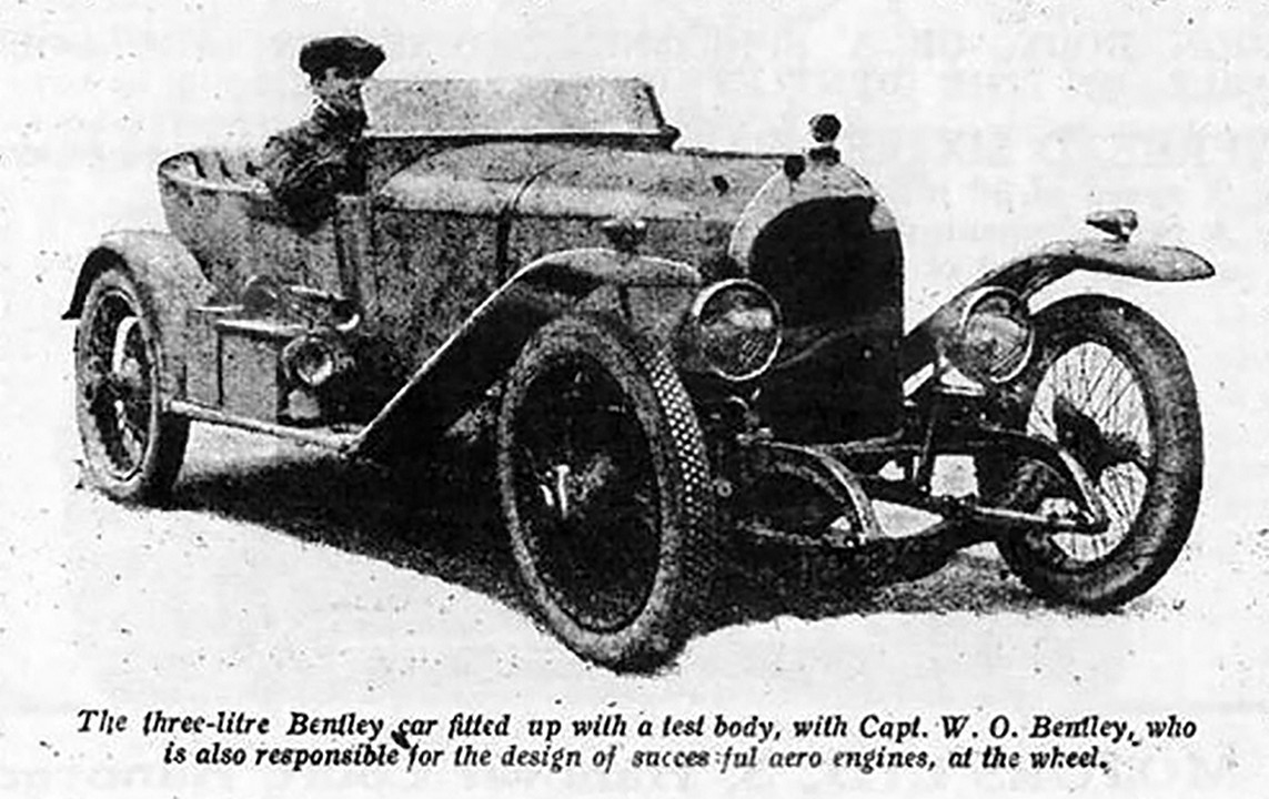 Hace 100 años, Bentley vendió su primer coche a un cliente