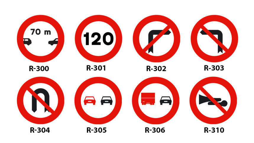 Señales de prohibición: así son las más severas de las señales de tráfico