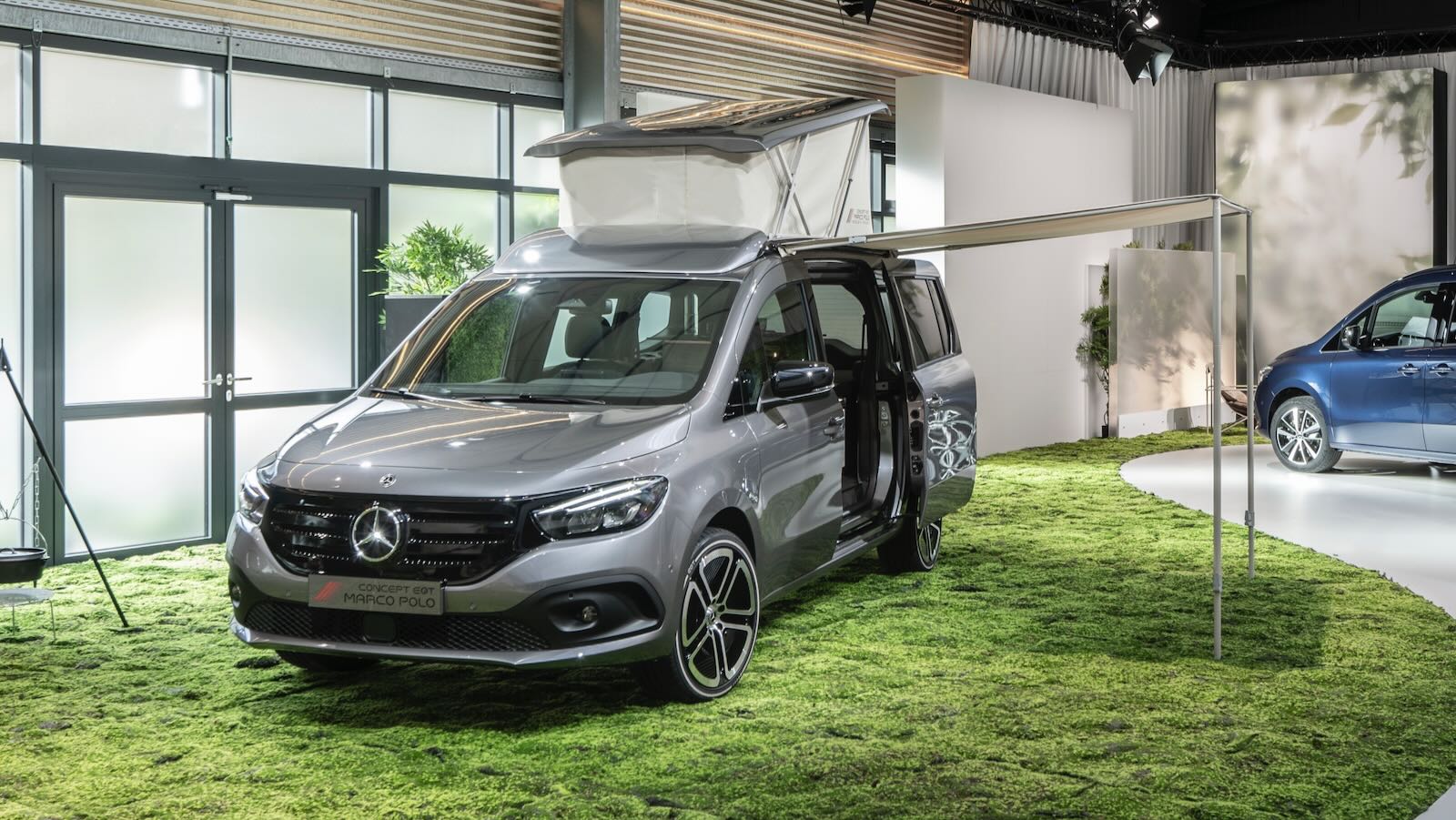 limpiador Excluir Ciudad Menda Mercedes Concept EQT Marco Polo, el camping a baterías que viene