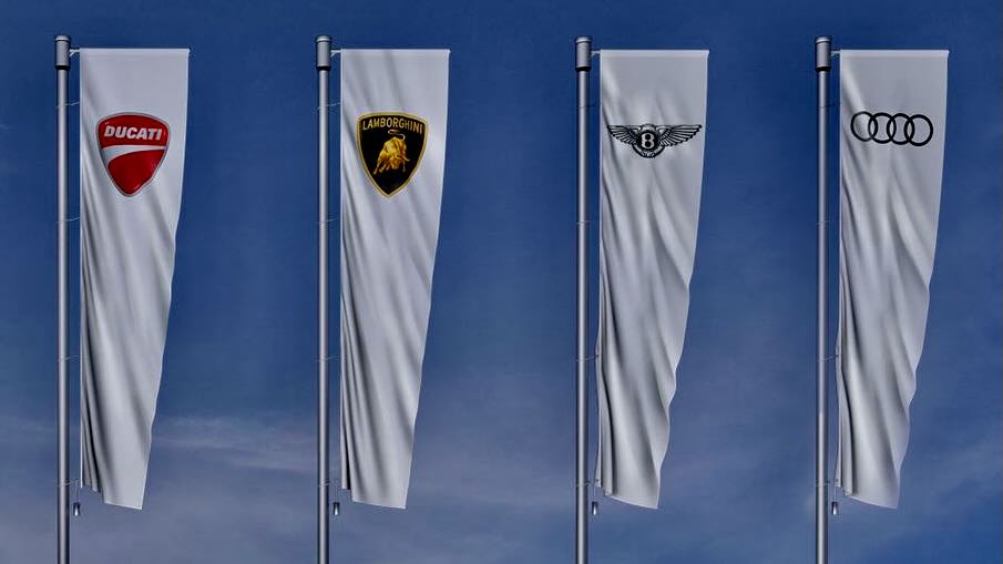 Audi Group banderas