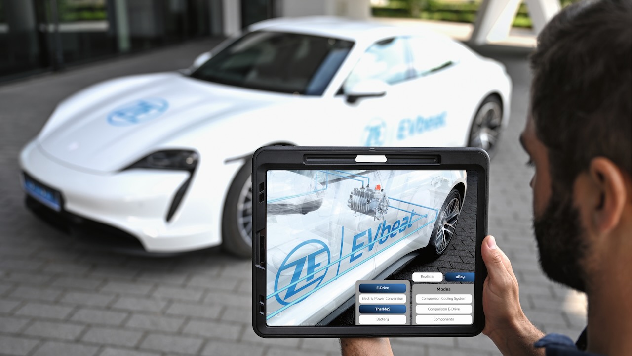 Weltmeisterliche Drehmomentdichte: ZF stellt kompaktesten E-Antrieb für Pkw vor // World champion in torque density: ZF presents most compact e-drive for passenger cars
