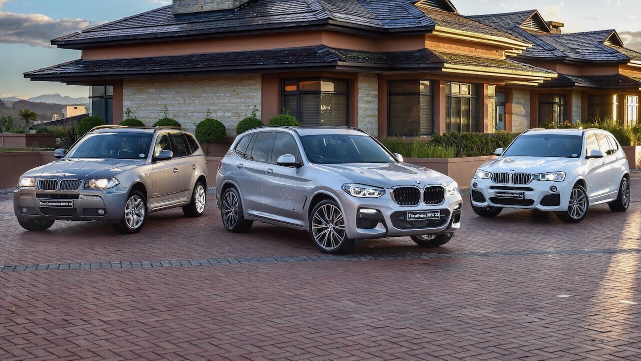 BMW X3 generaciones