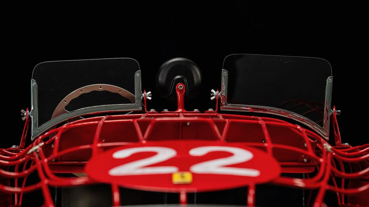 Ferrari 166 MM escultura alambre &#8211; 13