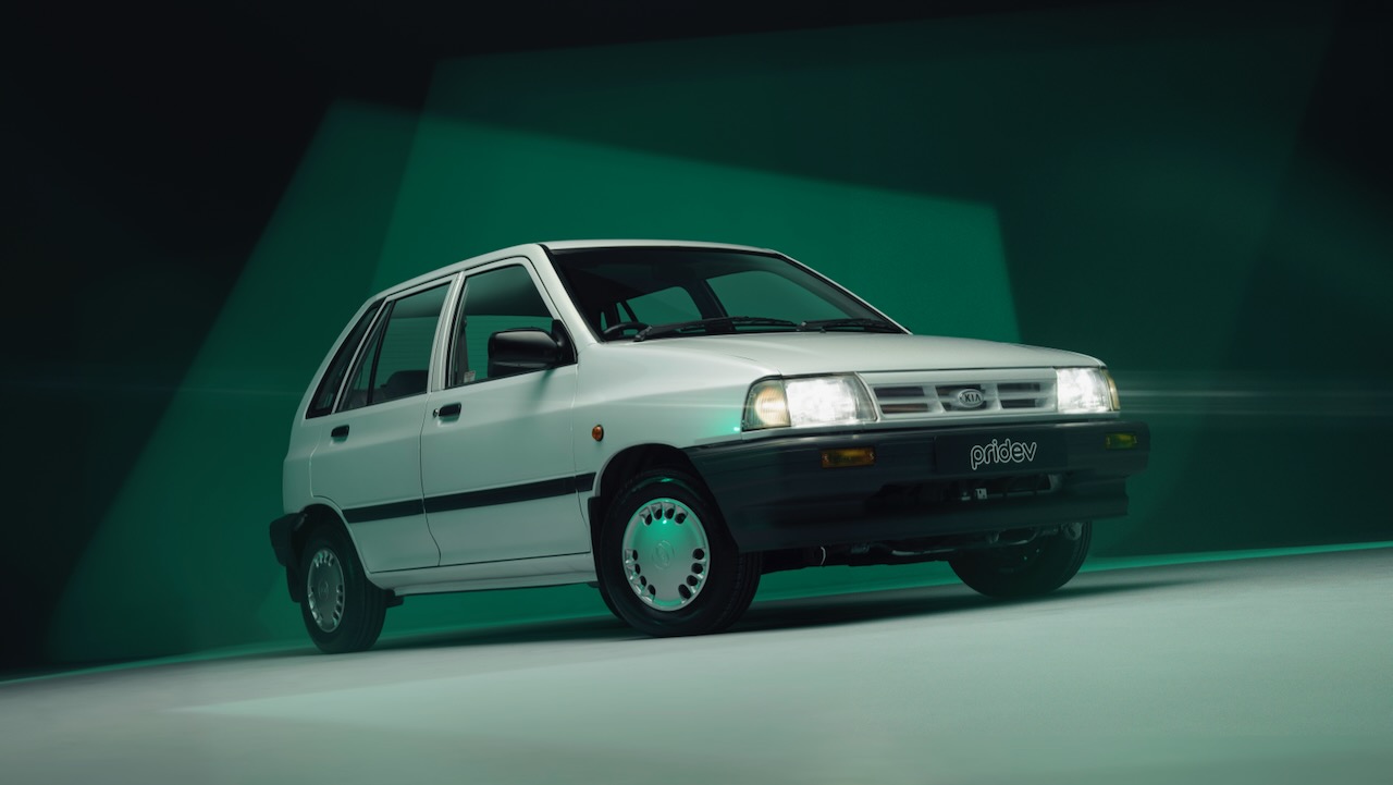 Kia Pride EV Restomod: convirtiendo un youngtimer en eléctrico para ...