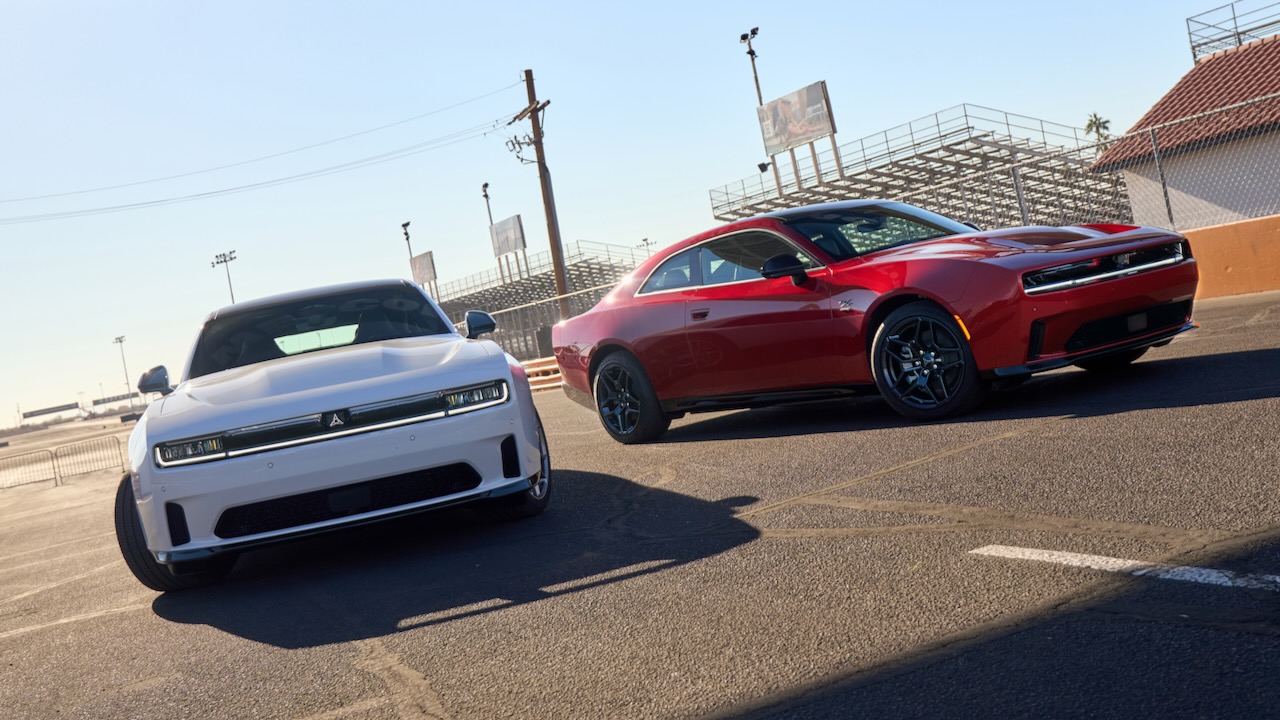 All-new Dodge Charger Daytona Scat Pack (left) and Dodge Charger Daytona R/T